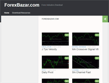 Tablet Screenshot of forexbazar.com